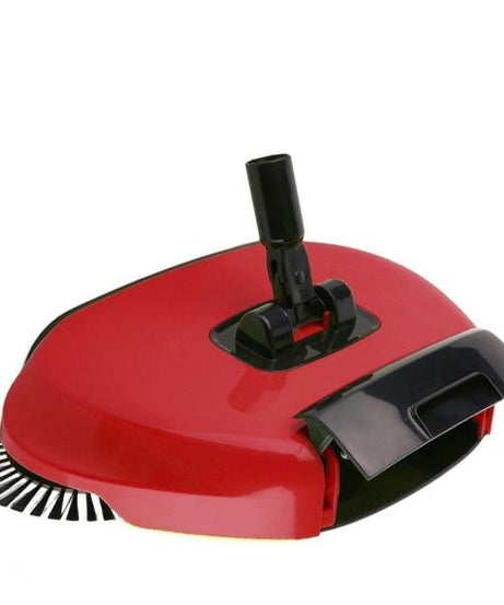Floor cleaning mop with dustpan