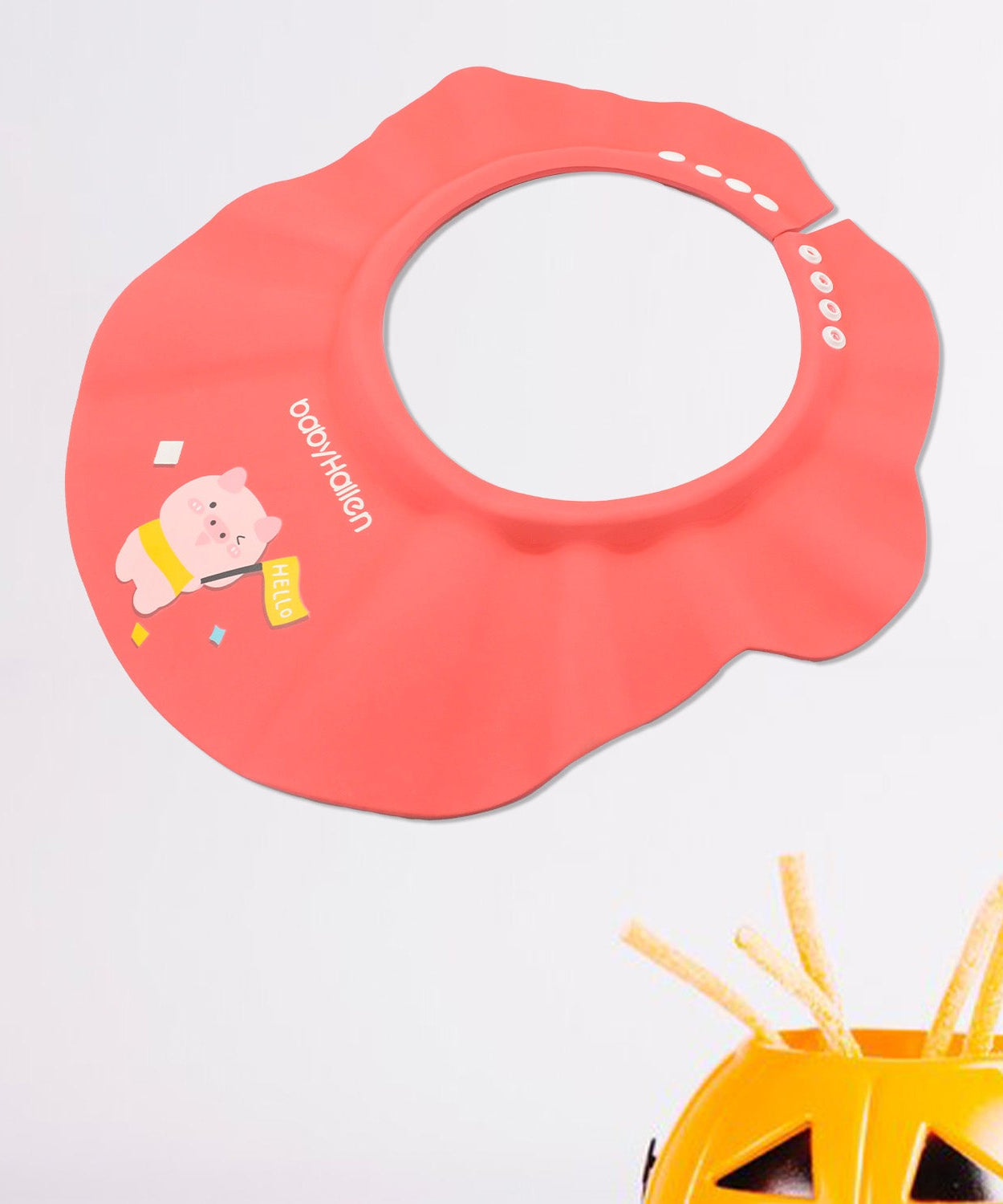 Shower cap for babies, prevents water from entering eyes