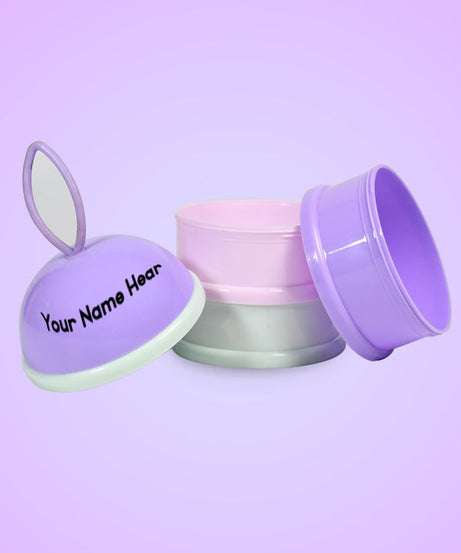 Customized 3 Layer Cute Portable Baby Food Milk Powder Storage Box Bottle Container Milk Powder Baby Food Container Bowl (Mix Color)