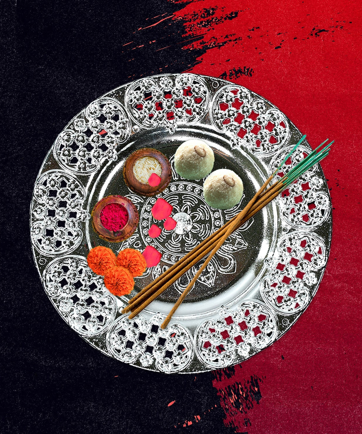 Pooja Thali set for festive occasions