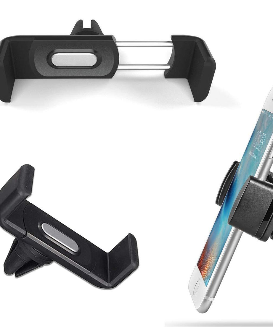 Adjustable air vent phone holder