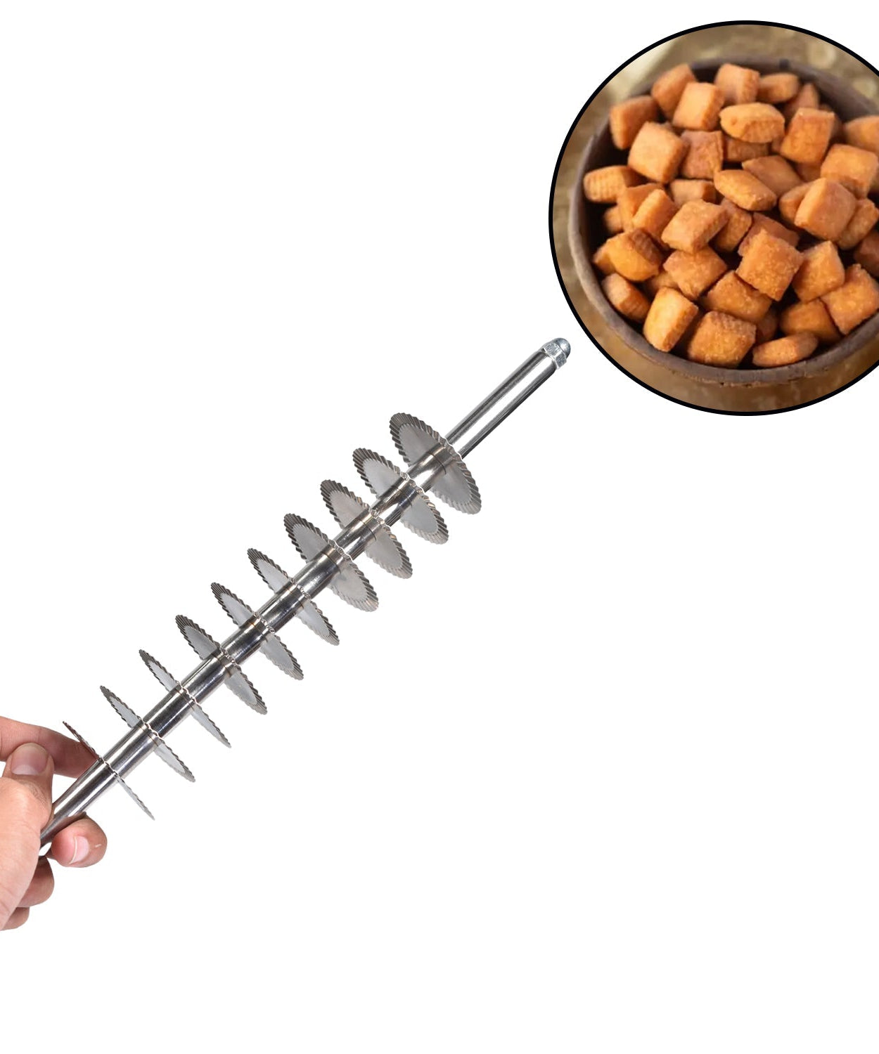 Kitchen dough cutter for accurate and easy dough slicing