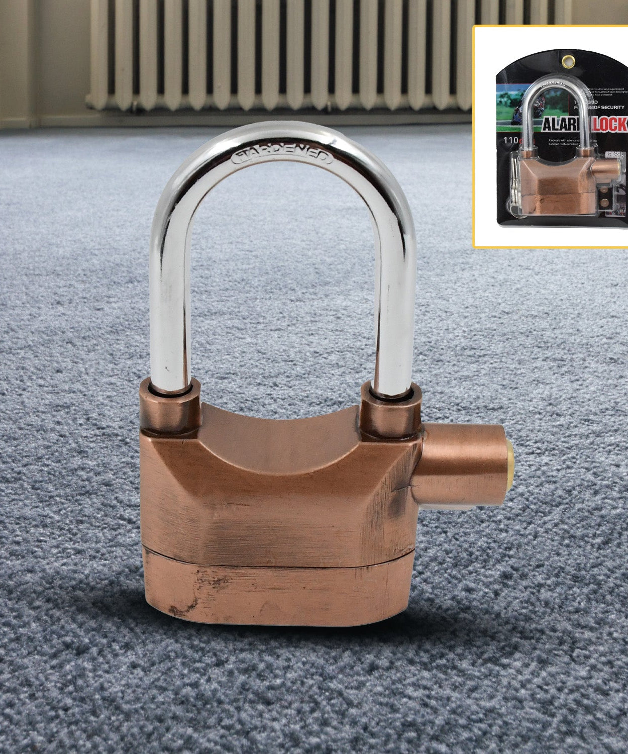 Security Alarm Metallic Lock System