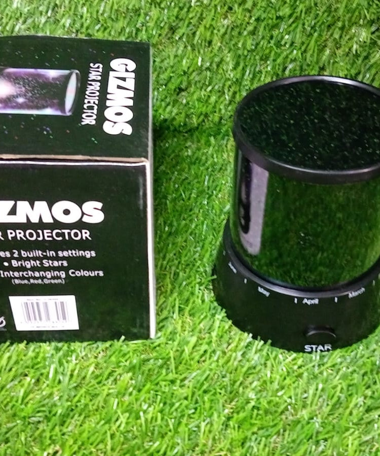 Projection lamp with star patterns and LED lights