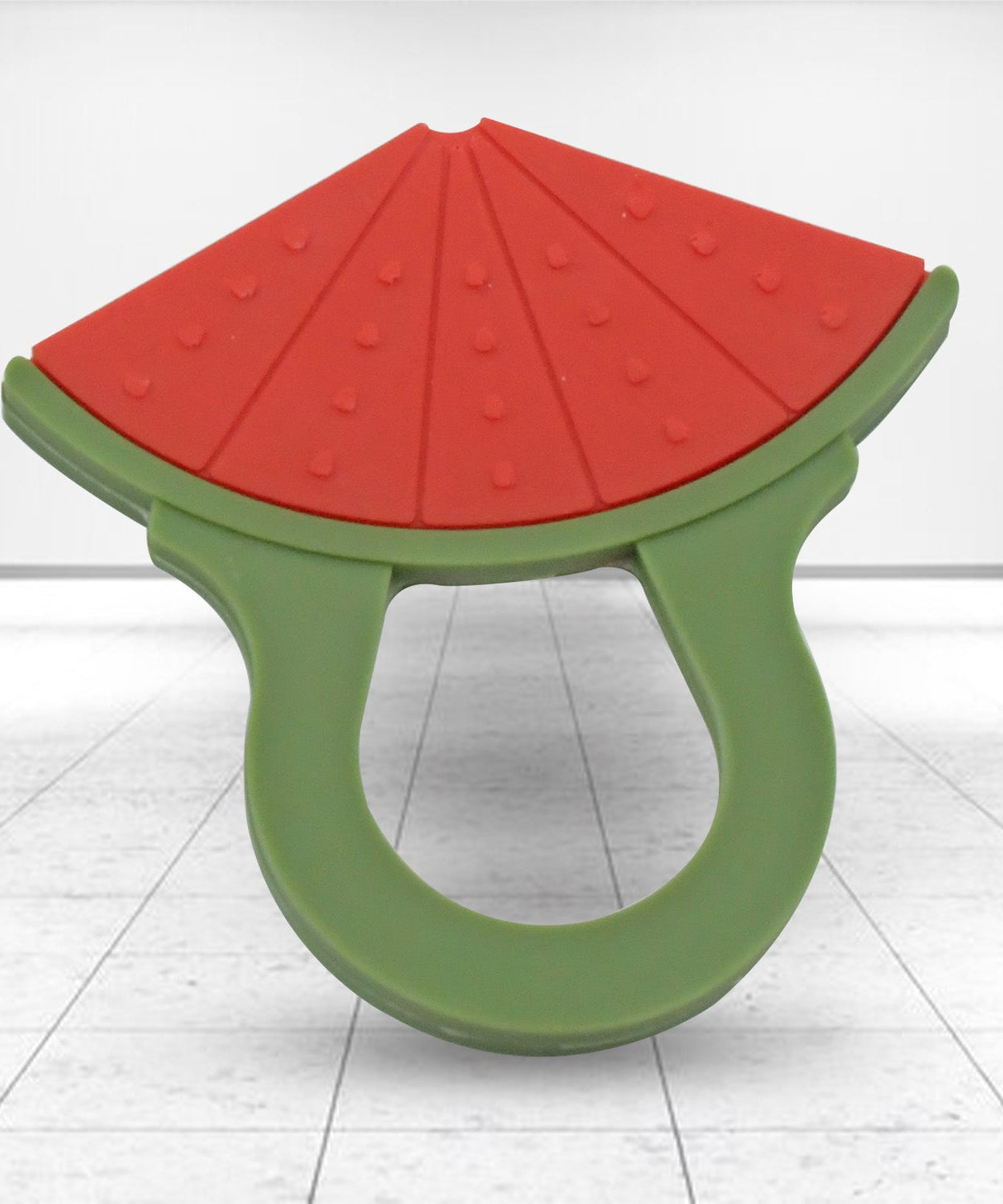 Food-grade silicone teether for teething relief