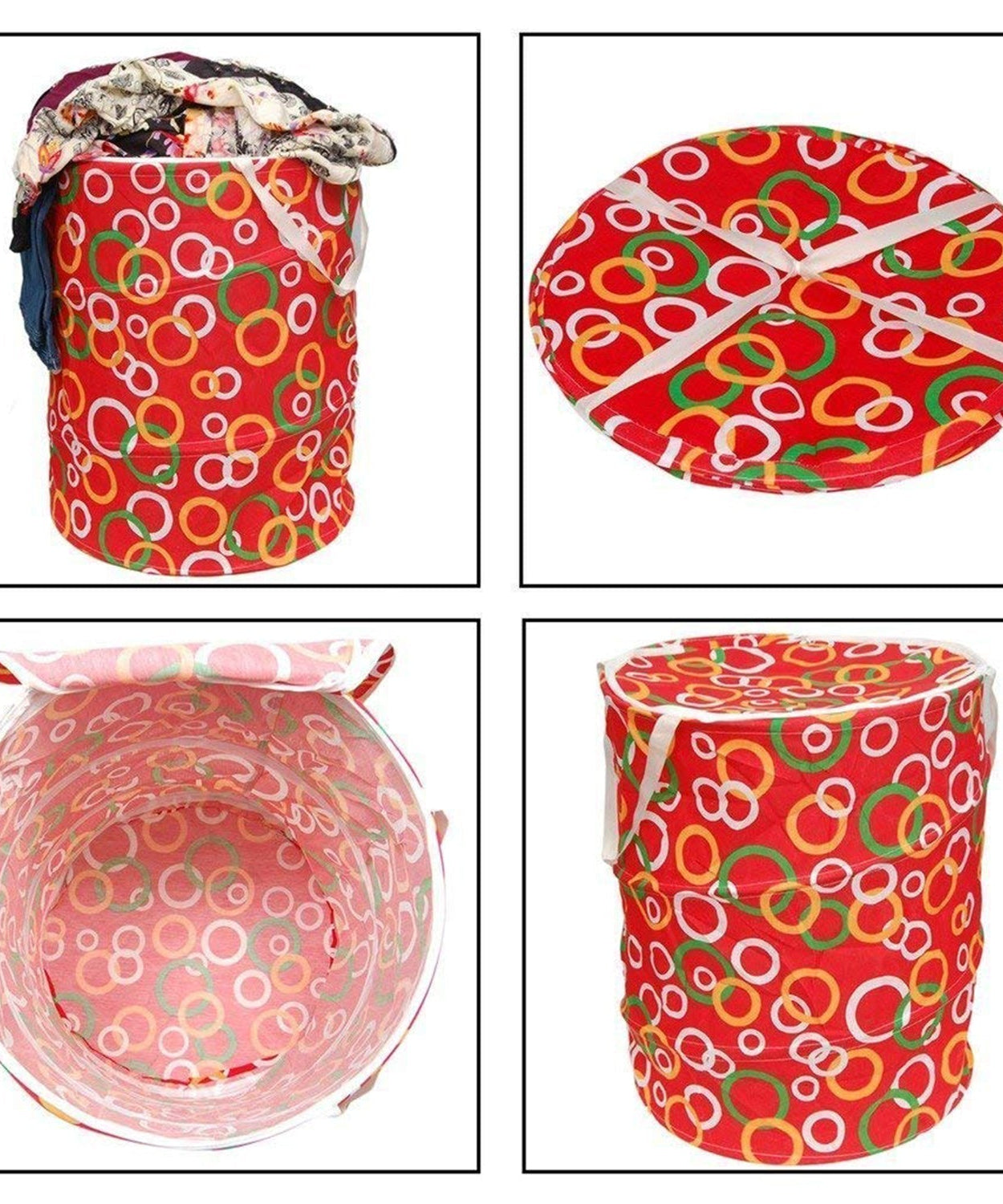 Canvas laundry bag with versatile use