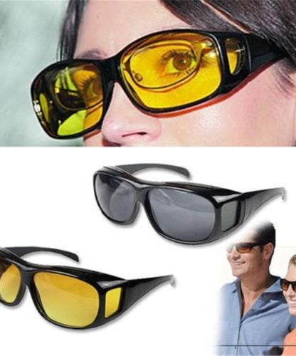 Night driving glasses with anti-glare and HD vision lenses