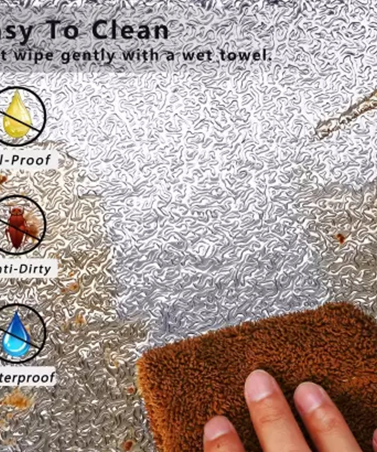 Aluminium foil roll for kitchen use, 45cm x 2 meters