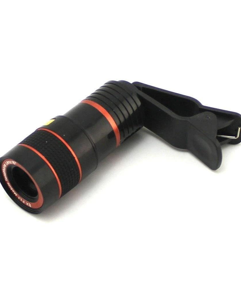 Clip-on zoom lens for mobile phone photography.