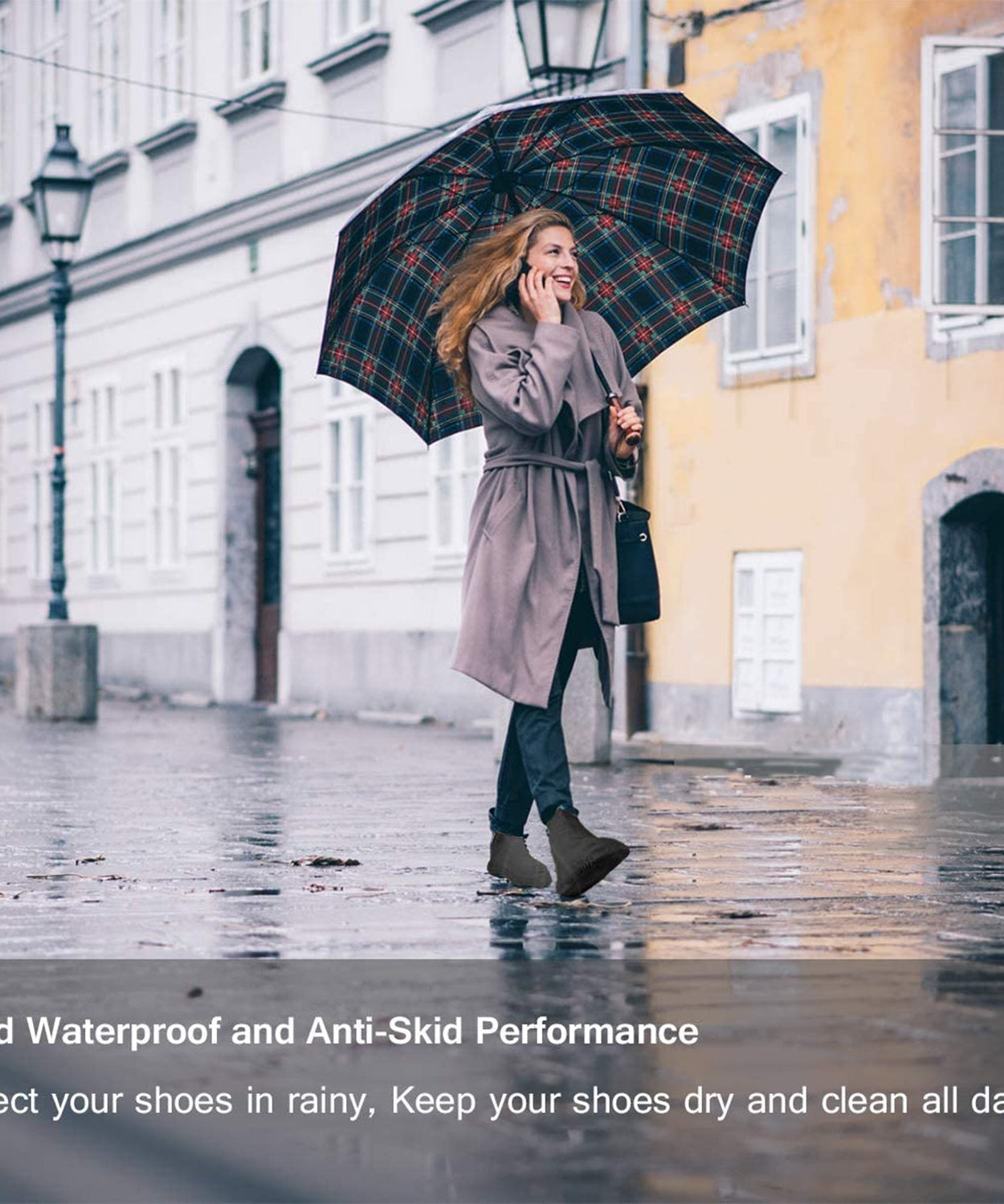 Transparent anti-skid cover