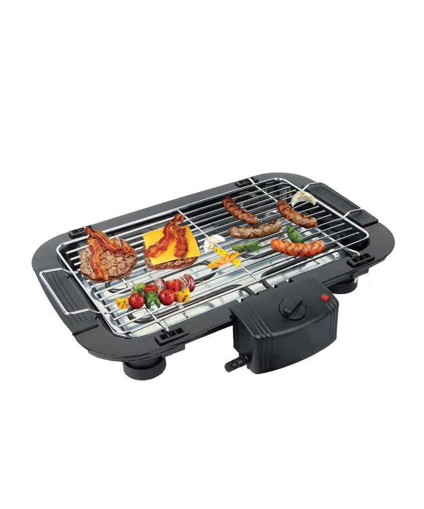 Electric grill, detailed view.