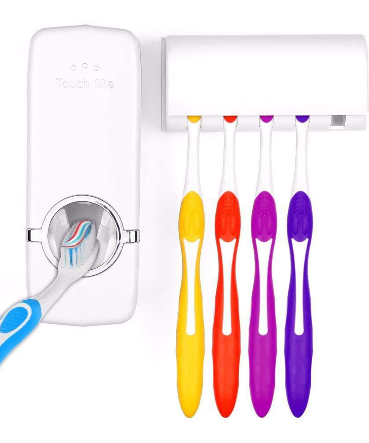 Toothpaste Dispenser & Tooth Brush Holder