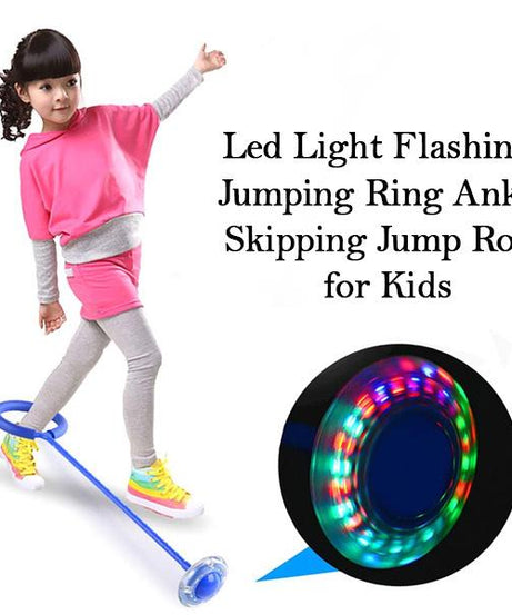 Colorful skipping rope with LED lights
