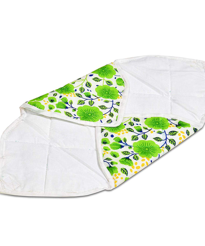 Colorful square design roti cover for hygienic chapati storage.