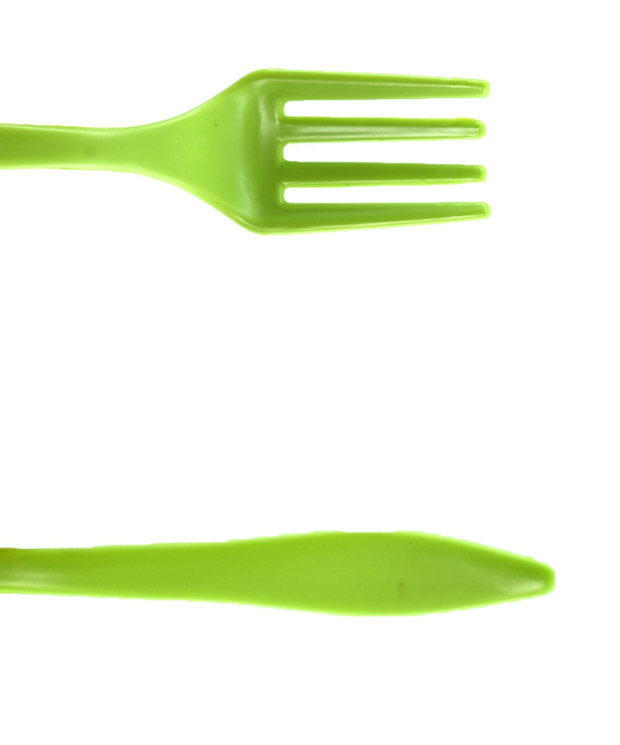 6-piece plastic serving fork set.