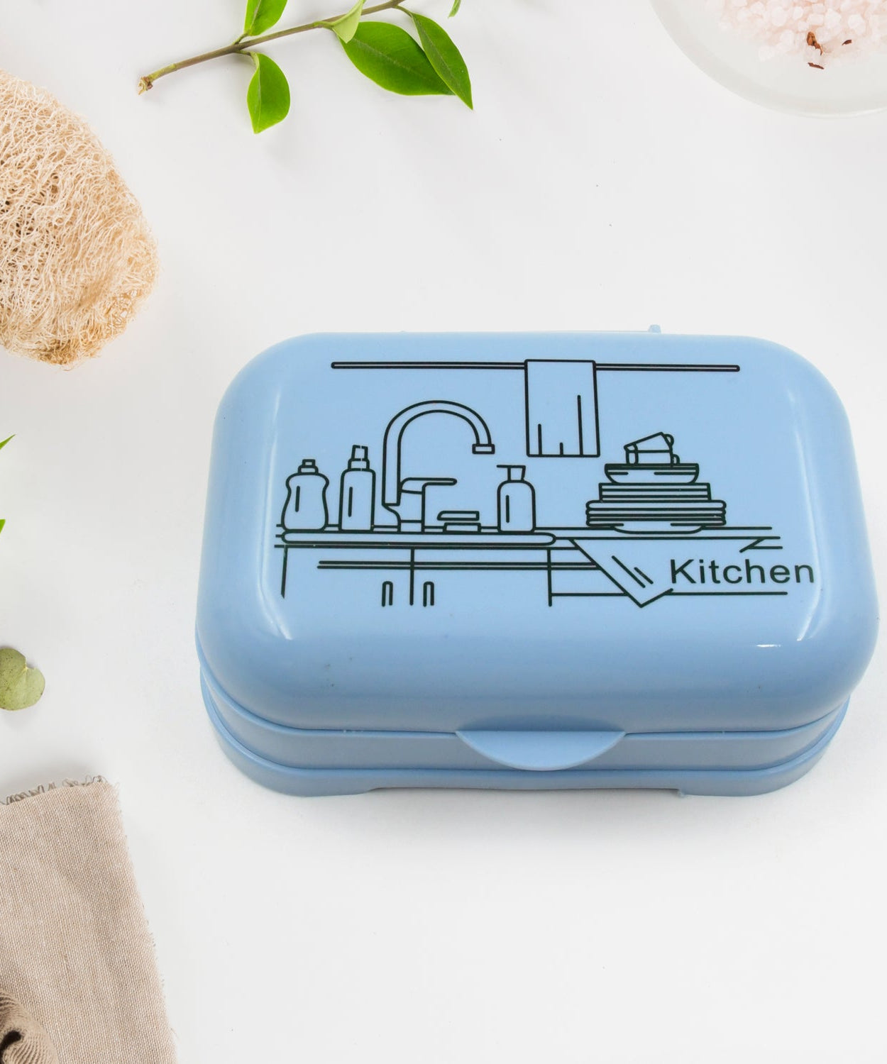 Soap Dish with Drain Soap Holder, Soap Saver Easy Cleaning, Soap Tray for Shower Bathroom Kitchen ,Sabudani (1 Pc)