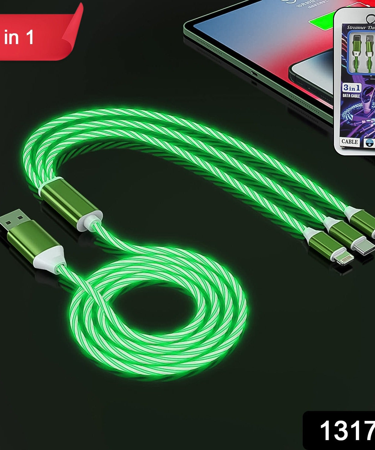 3 in 1 charging cable