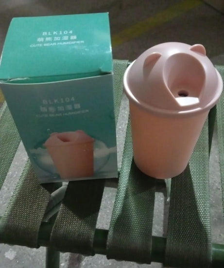 Cute Bear Shape USB Humidifiers Cup (1 Pc / Multicolor Light)