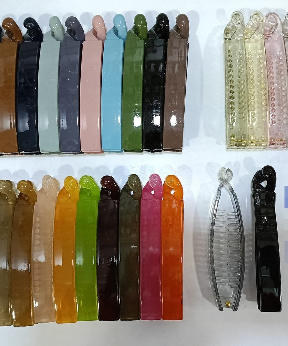 Plastic Hair Claw Clips Strong Clips (1 Pc / Mix Color), Hair accessories