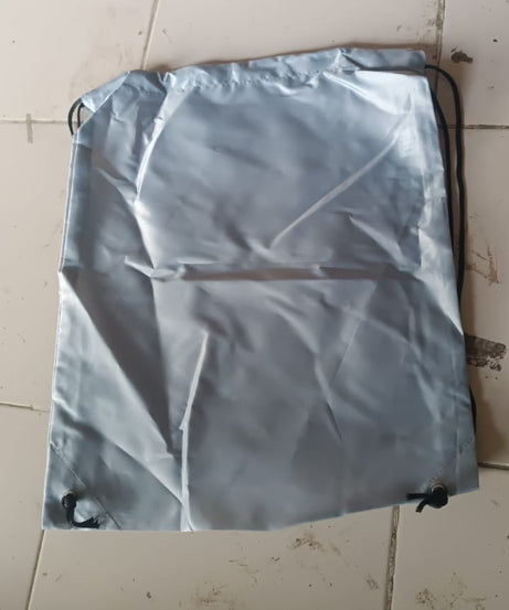 Water-Resistant Nylon Drawstring Backpack Bag (1 Pc / Mix Color & Design)