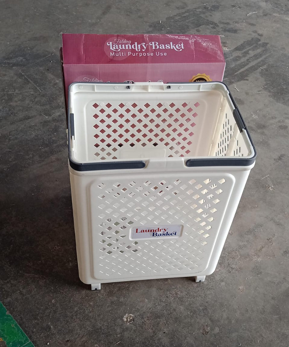 Multipurpose Foldable Laundry Basket with Wheels