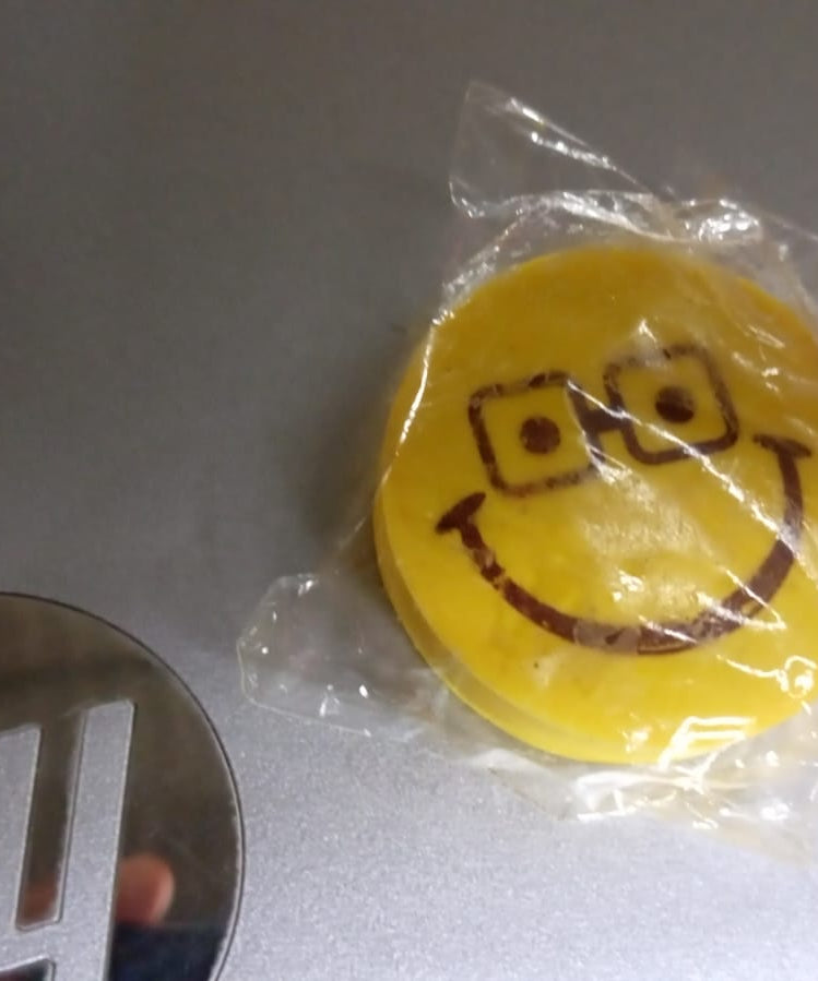 Smiley Design Eraser (1 Pc / Mix Design)