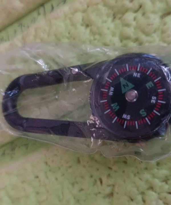 Clip Snap Hook Mini Compass (1 Pc / Mix Design)