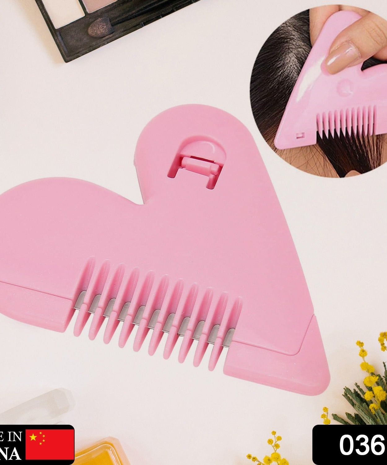 Heart Shape Baby Hair Scissors - Lightweight Stainless Steel Thinning Shears for Girls, Hair accessories