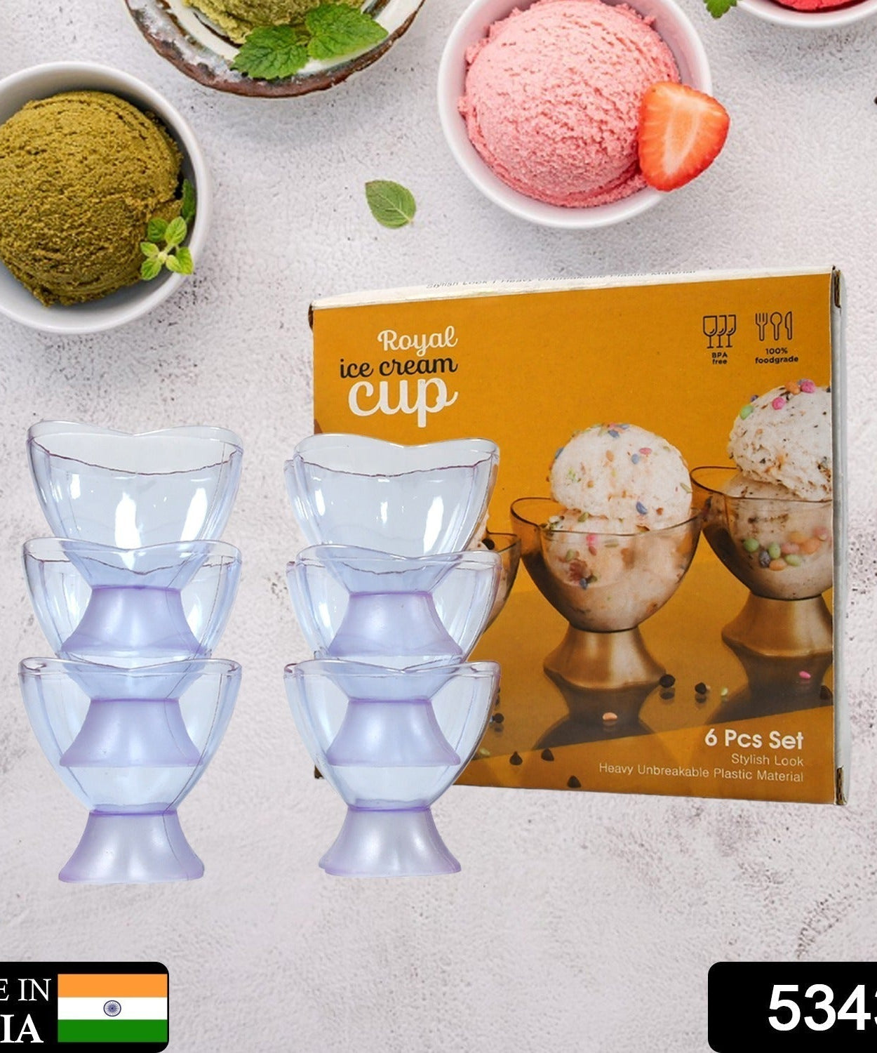 Ice cream bowls for parties