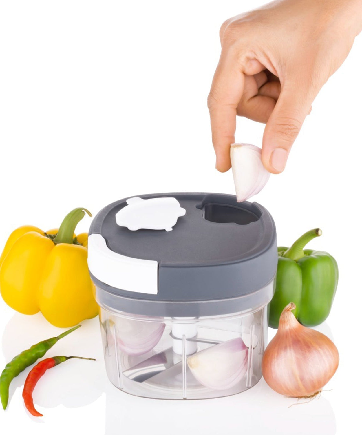 Versatile chopper and slicer designed for home and kitchen use