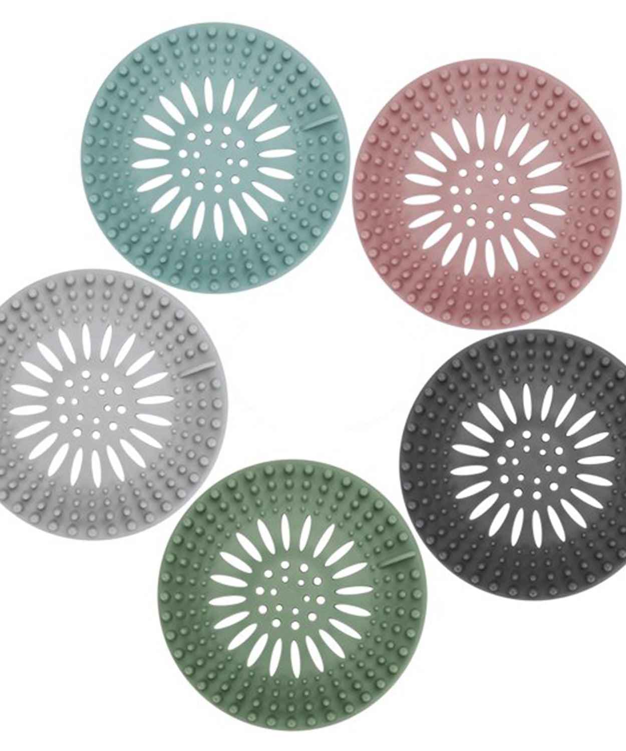 Floor drain cover with a modern design to fit various bathroom and toilet settings