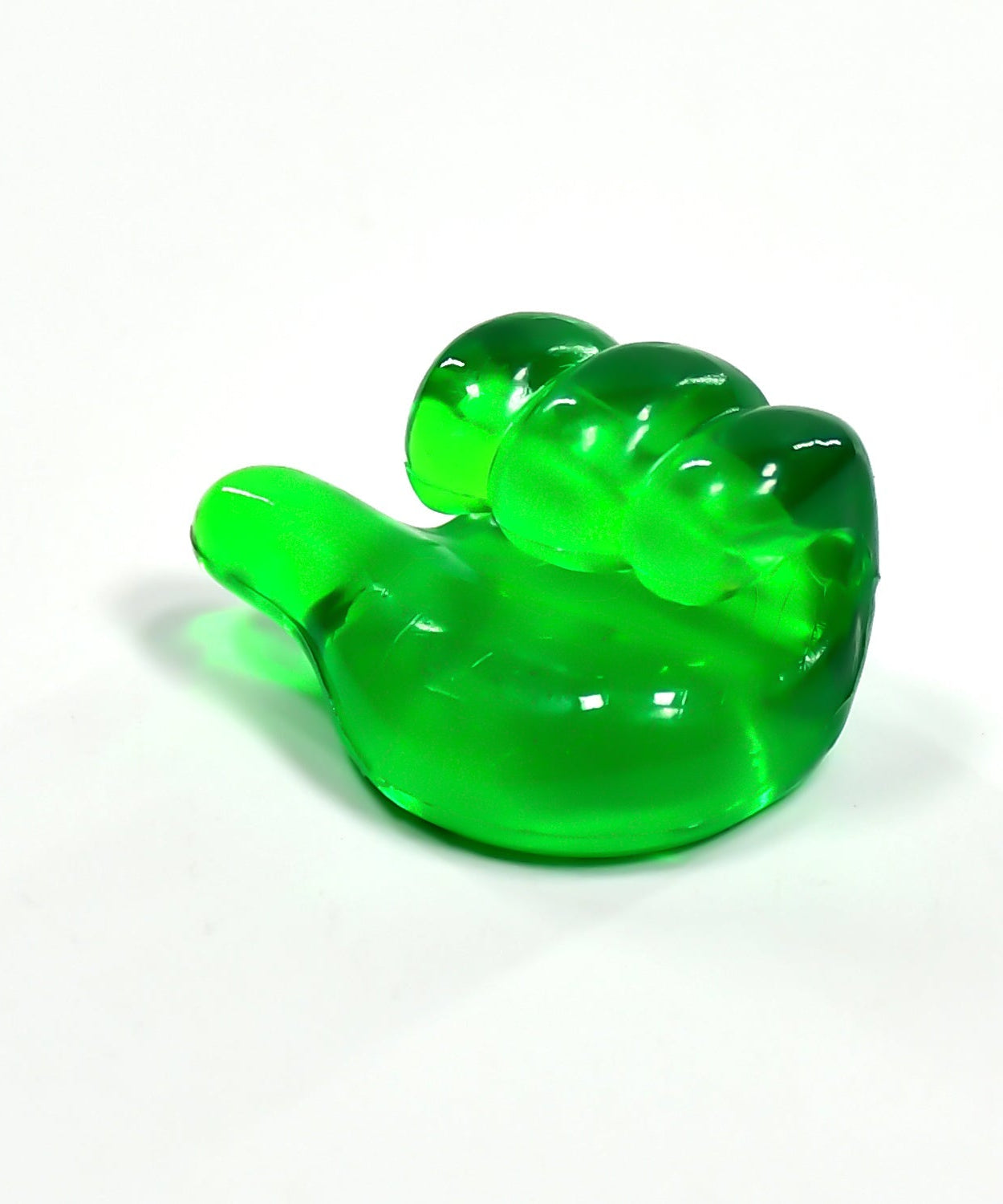 Hand-shaped clips for organizing keys and cables.