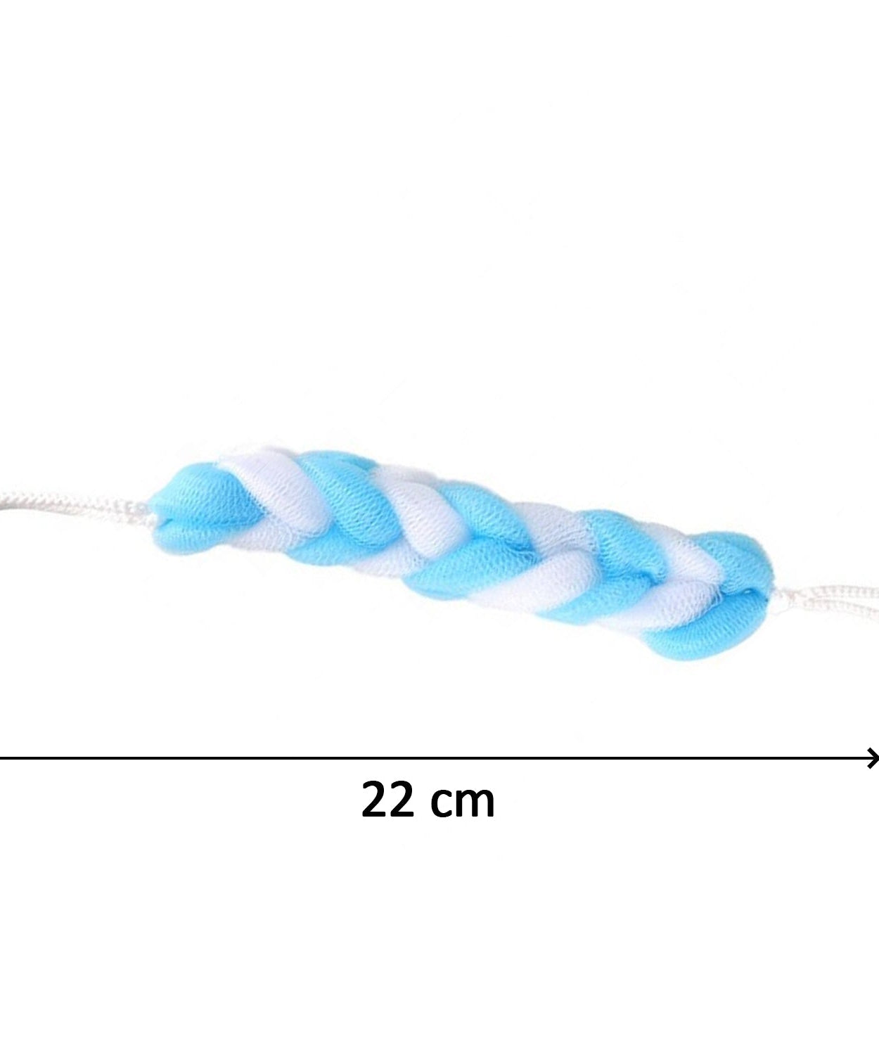 Small size bath scrubbers, pack of 6, for effective exfoliation and cleansing.