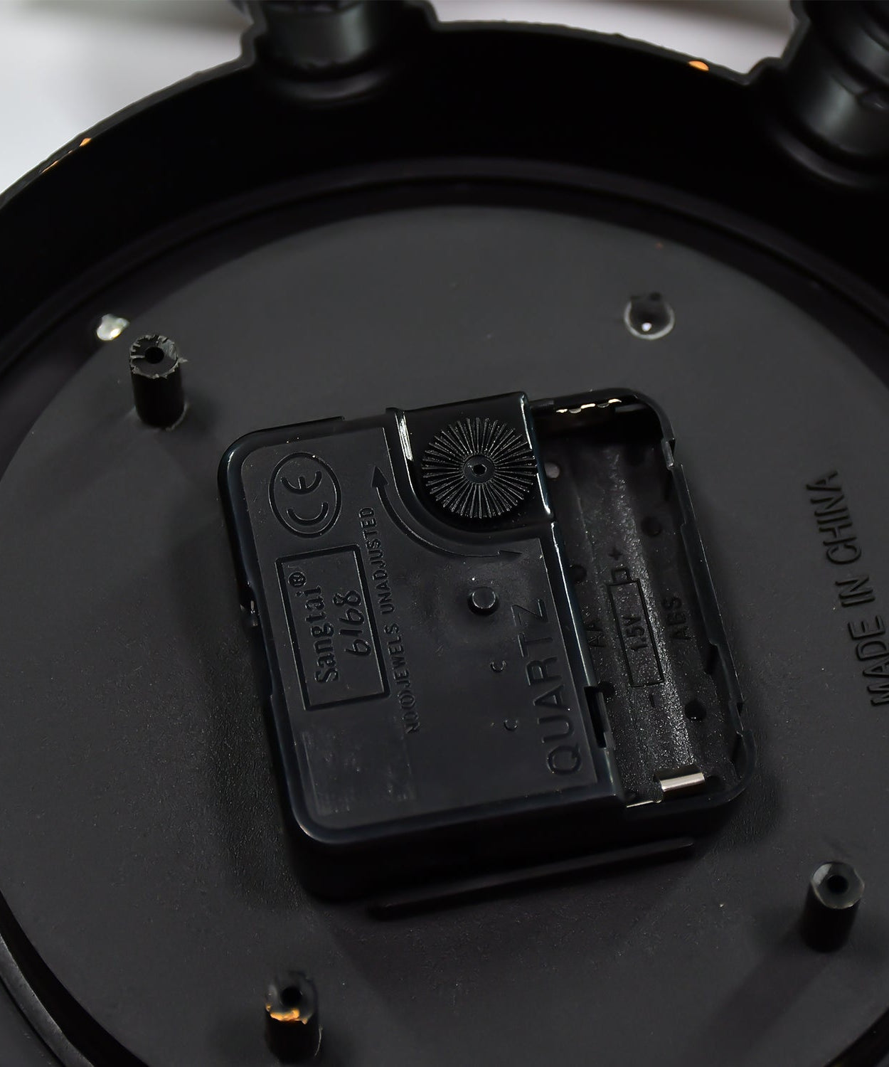 Anchor wall clock with a traditional nautical design.