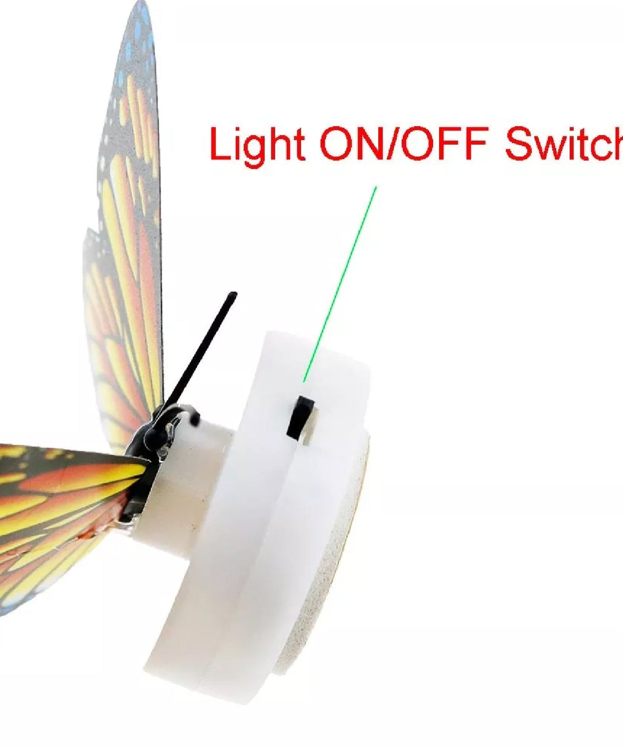 Butterfly-shaped 3D night lamp with LED lighting