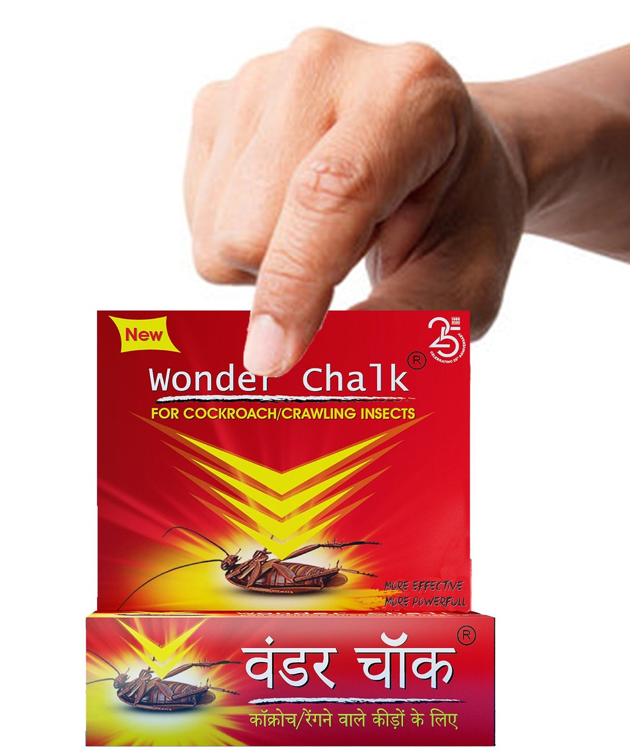 Package of cockroach killer chalk.