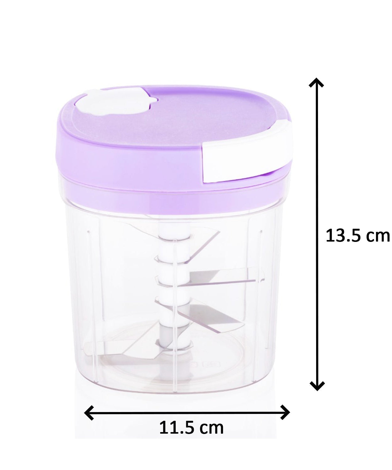 Chopper and slicer with a versatile design for chopping and slicing a variety of foods