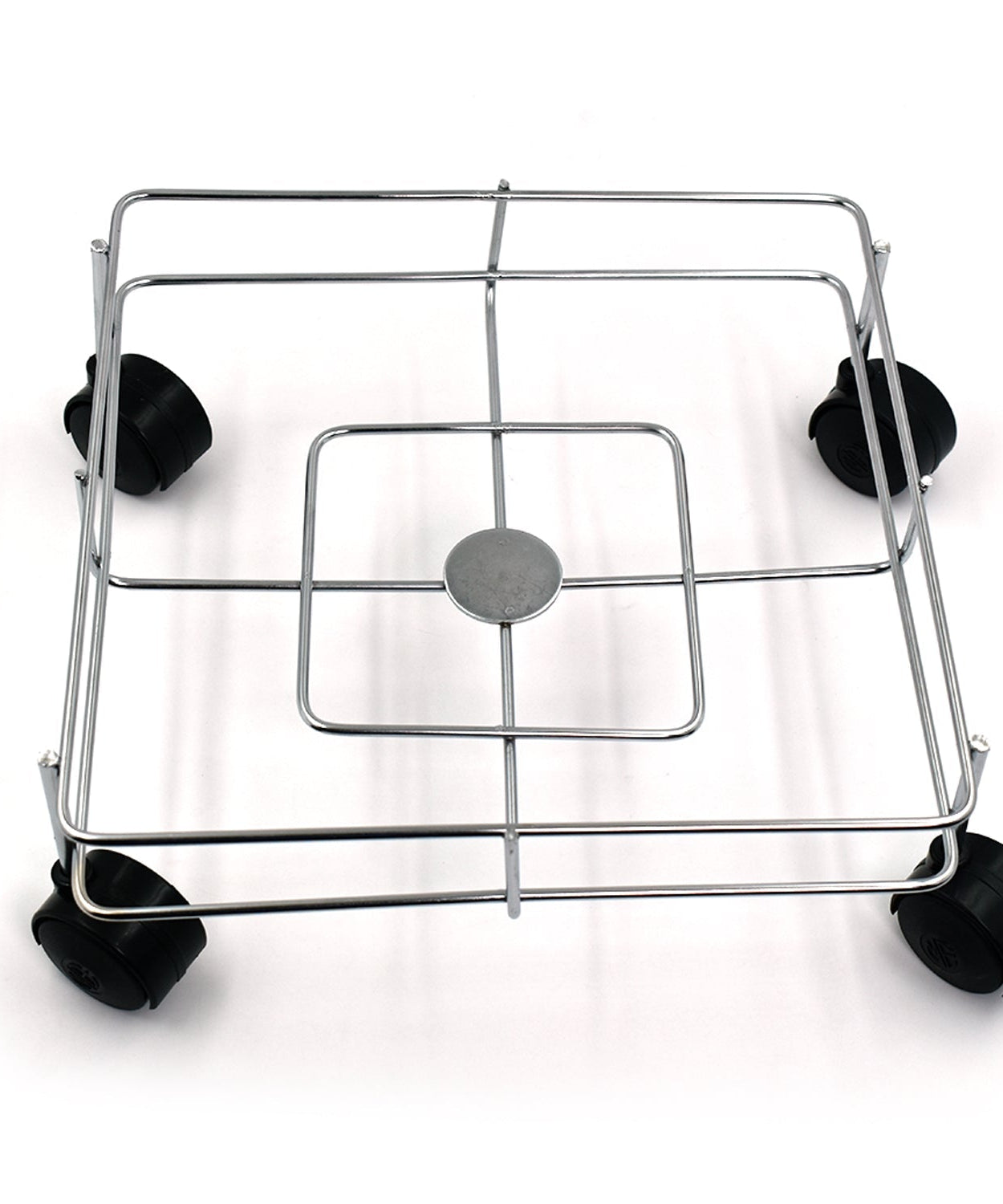Square stand for holding oil bottles securely