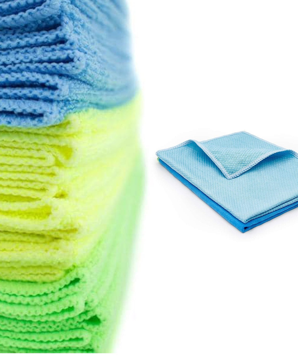 High-quality microfiber cloths for sweeping, 24 pieces included.
