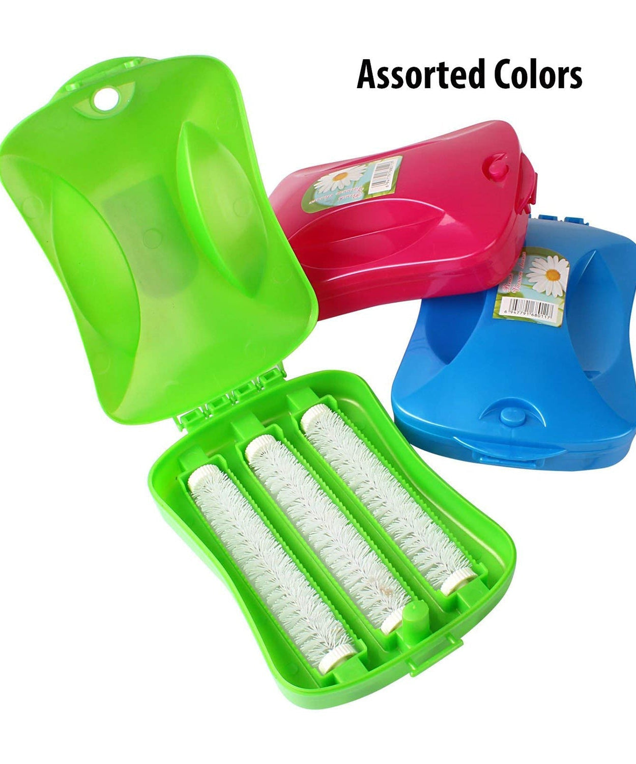 Plastic Handheld Carpet Roller Brush Cleaning with Dust Crumb Collector, Wet, and Dry Brush