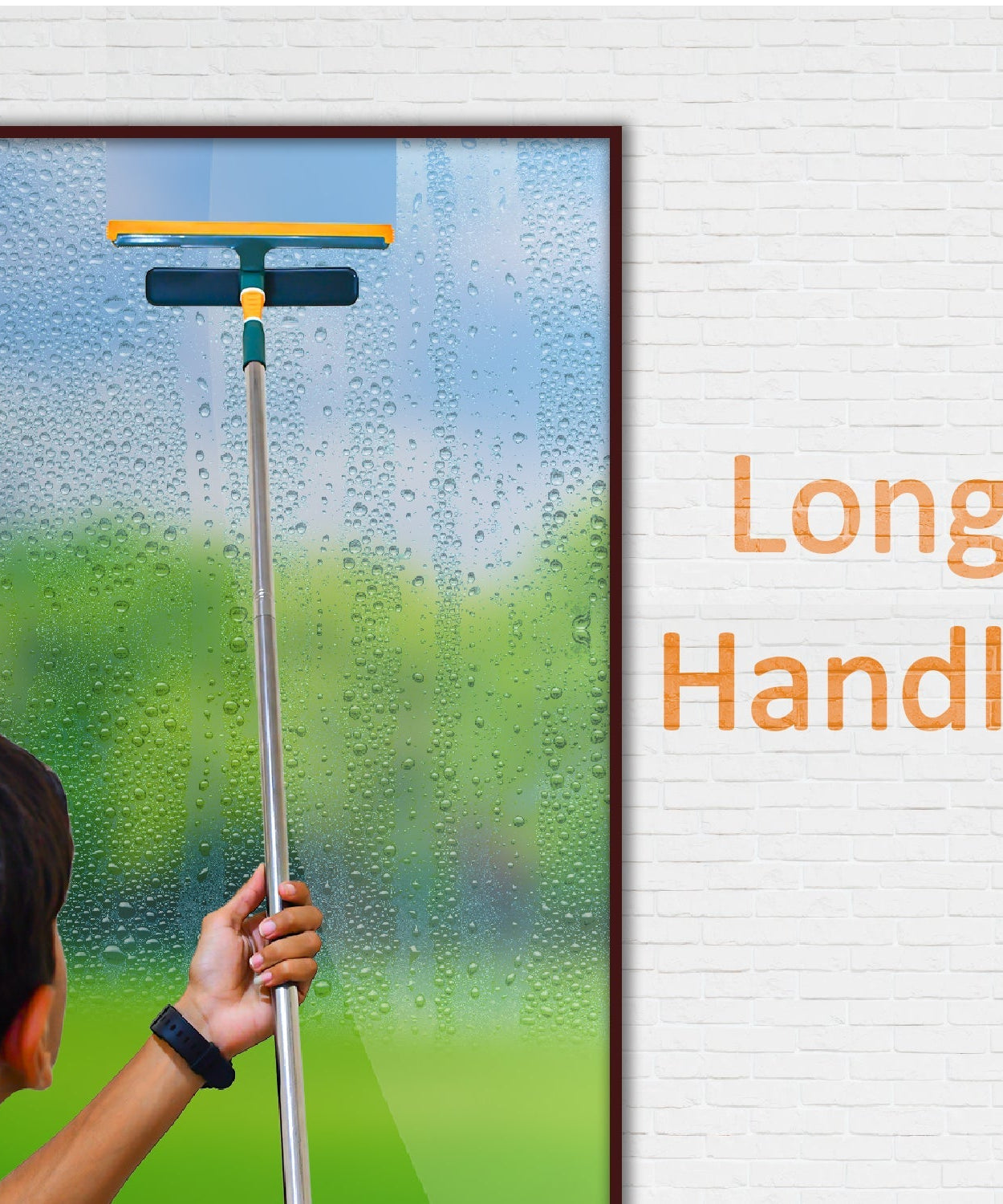 3-in-1 Glass Wiper – Multi-Surface Cleaner for Home & Office