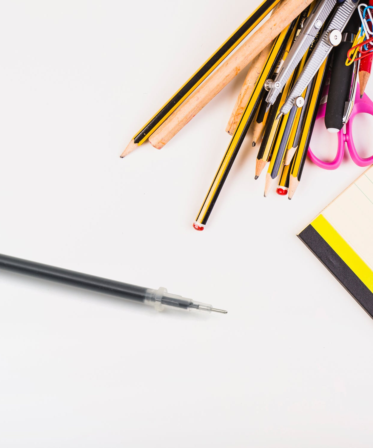 Black Pen Refill All Round Ball Pen Refill Smooth Writing Pen Refill all Pen Suitable (1 Pc)