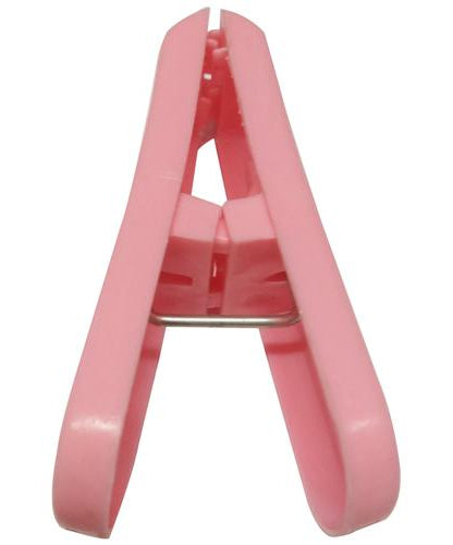 Durable plastic cloth drying clips in vibrant colors.