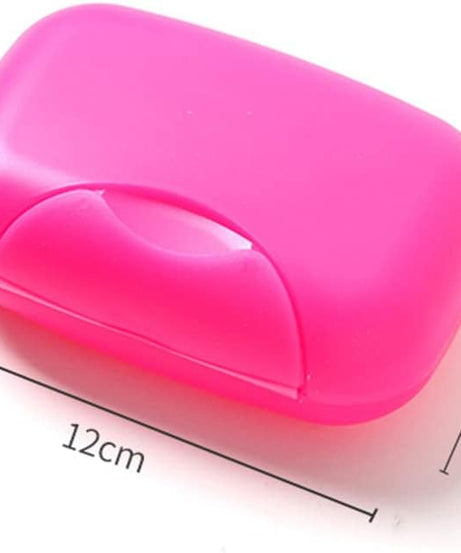 Soap dish with cover for travel