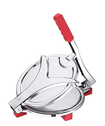 High-quality stainless steel puri press for even dough pressing.