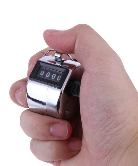 Portable tally counter with 4-digit readout