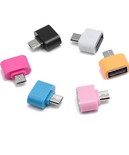 OTG adapter for USB connectivity on Android devices.