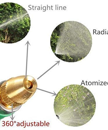 Durable high-pressure water spray gun, suitable for washing vehicles and garden watering.