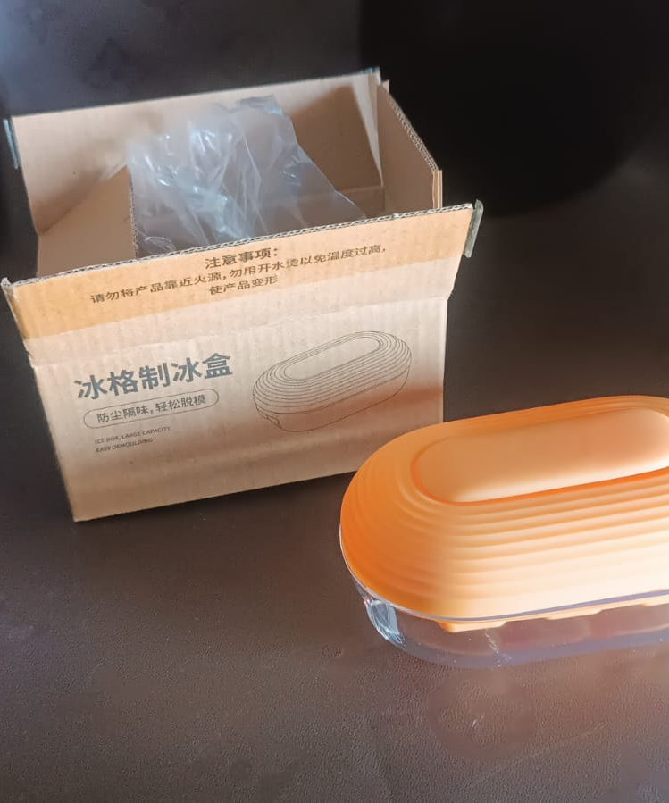 Plastic Ice Cube Tray (1 Set)