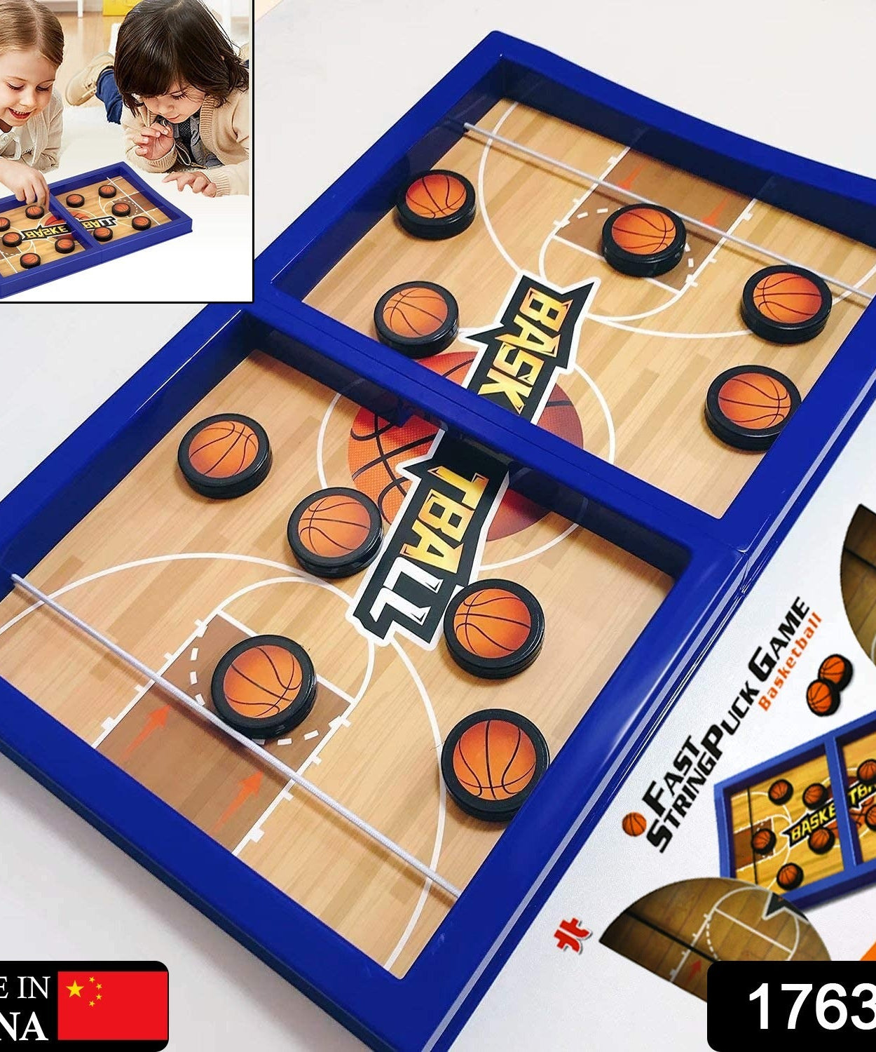 Fast Sling Basketball Puck Game Paced Table Desktop Battle Ice Hockey Game for Adults and Kids Parent-Child Winner Board Games Interactive Toy, Desktop Table Game